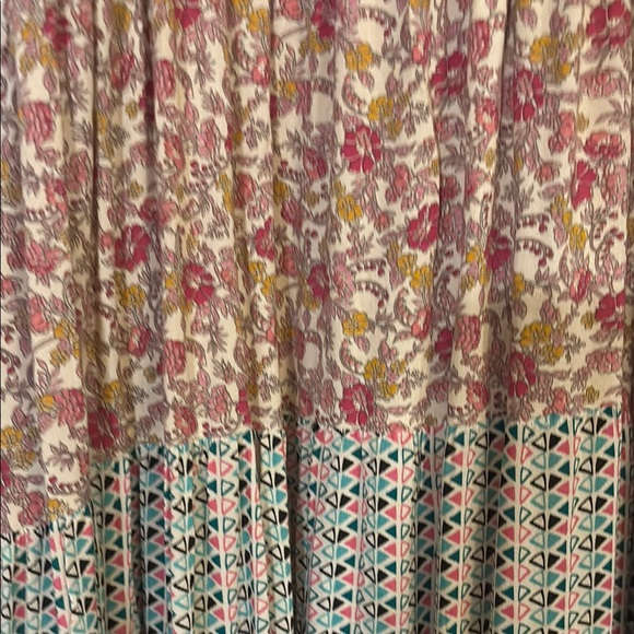 Tan Tiered Midi Sundress - Picture 4 of 6